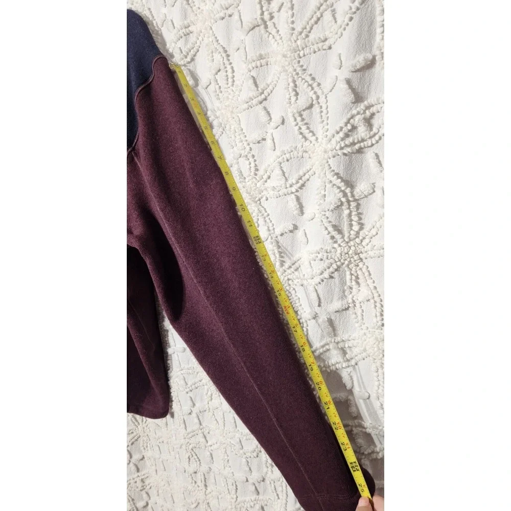 North Face Mens Gordon Lyons‎ Pullover Size XL Maroon Colorblock Q Zip Outdoor
